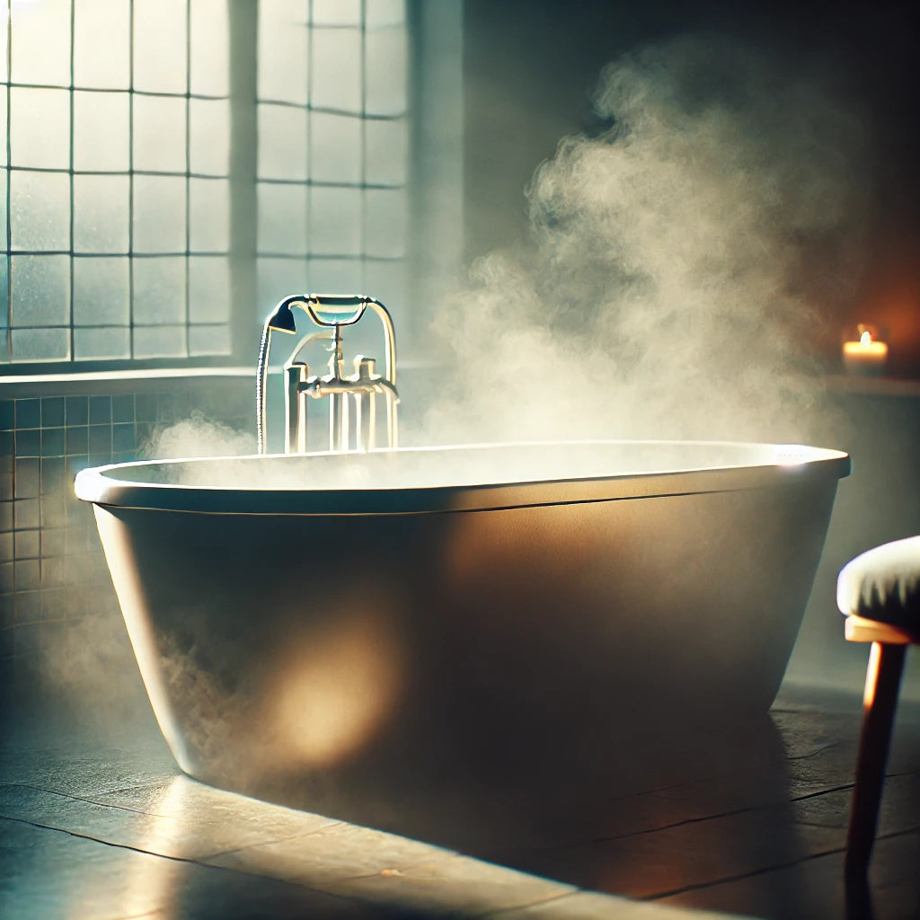 What happens to your body if you stay in a whirlpool bathtub too long?