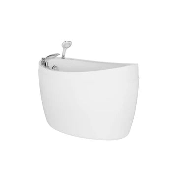 Empava 48JT011 - 48" Japanese-Style Freestanding Air Massage Bathtub with Reversible Drain