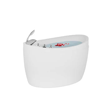 Empava 48JT011 - 48" Japanese-Style Freestanding Air Massage Bathtub with Reversible Drain