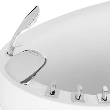 Empava 48JT011 - 48" Japanese-Style Freestanding Air Massage Bathtub with Reversible Drain